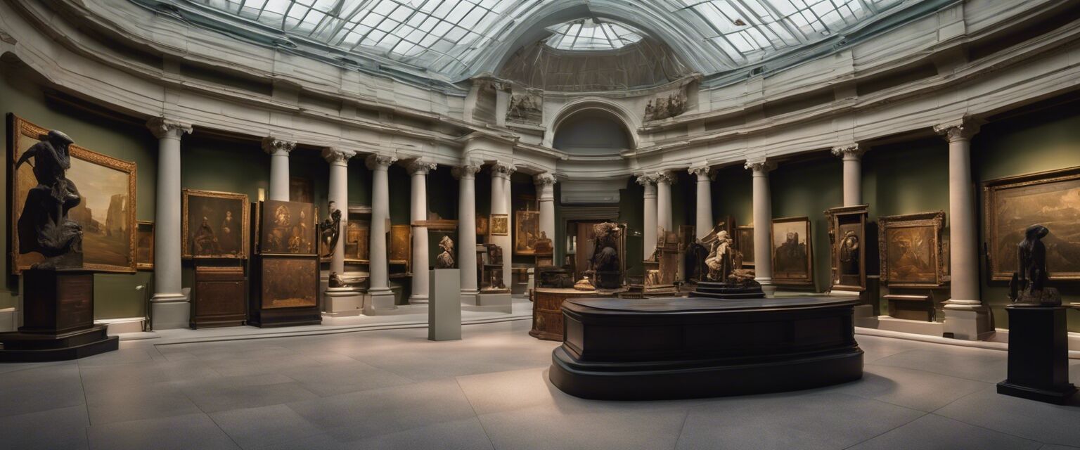 Interior of the National Museum of Ireland