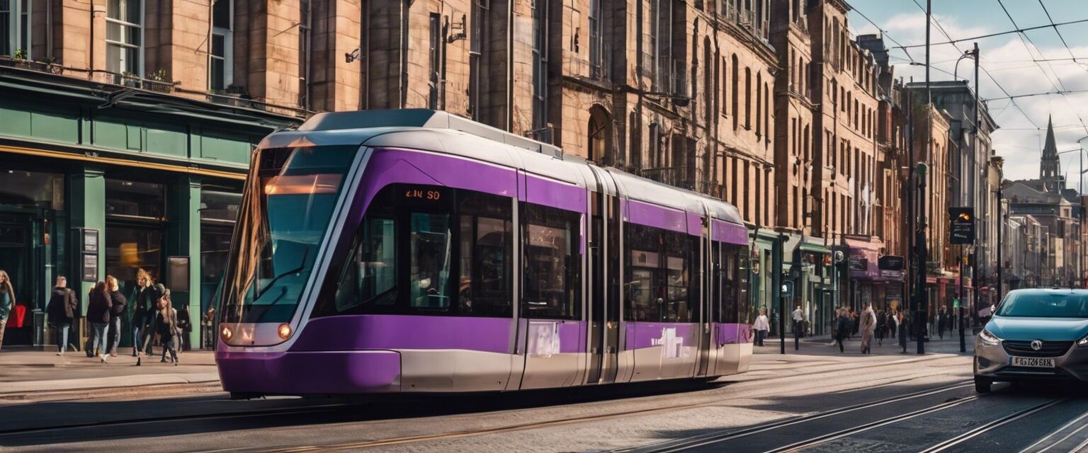 LUAS Tram in Dublin